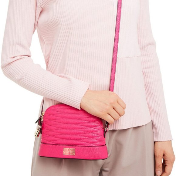 NWT Sandro Thelma quilted pebbled-leather  bag - Picture 1 of 13